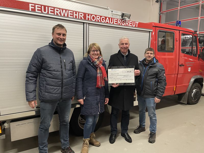 Spendenübergabe an Förderverein Hospitalstiftung