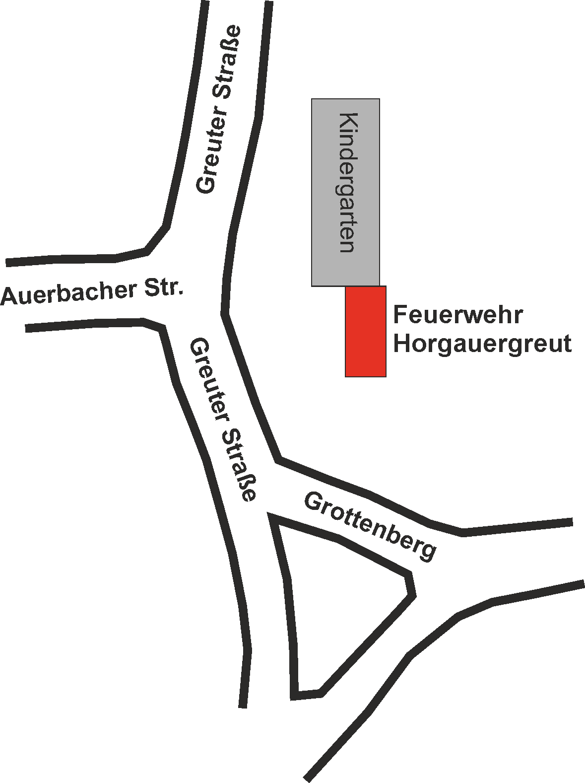 Standort Feuerwehrhaus Horgauergreut