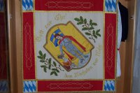 Rückseite der Vereinsfahne