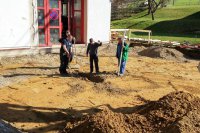 Vorbereitung Bodenplatte