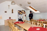 Einweihung durch Pfarrer Reichhart